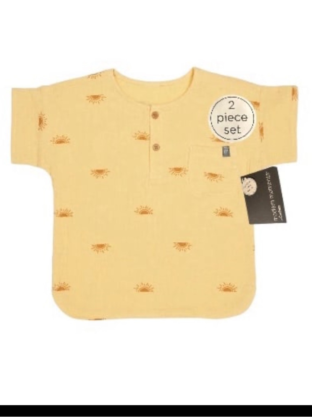 Kid’s Textured Linen Matching Set - Picture 2 of 10